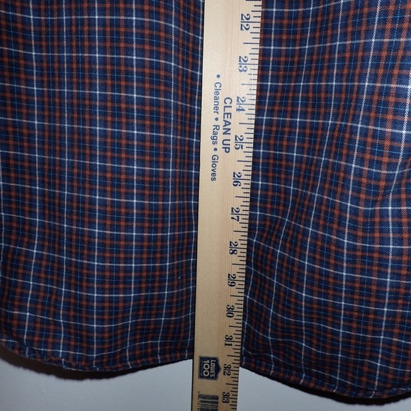 Billy Reid Standard Cut Plaid Button Up Shirt Size M - Picture 8 of 9
